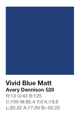 EM 528 Vivid Blue matn